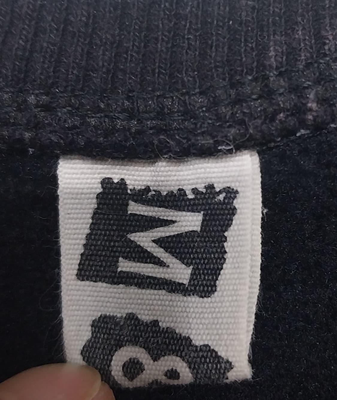 빈티지 피넛 워싱 포켓 롱 맨투맨  흑청 F 상품이미지4