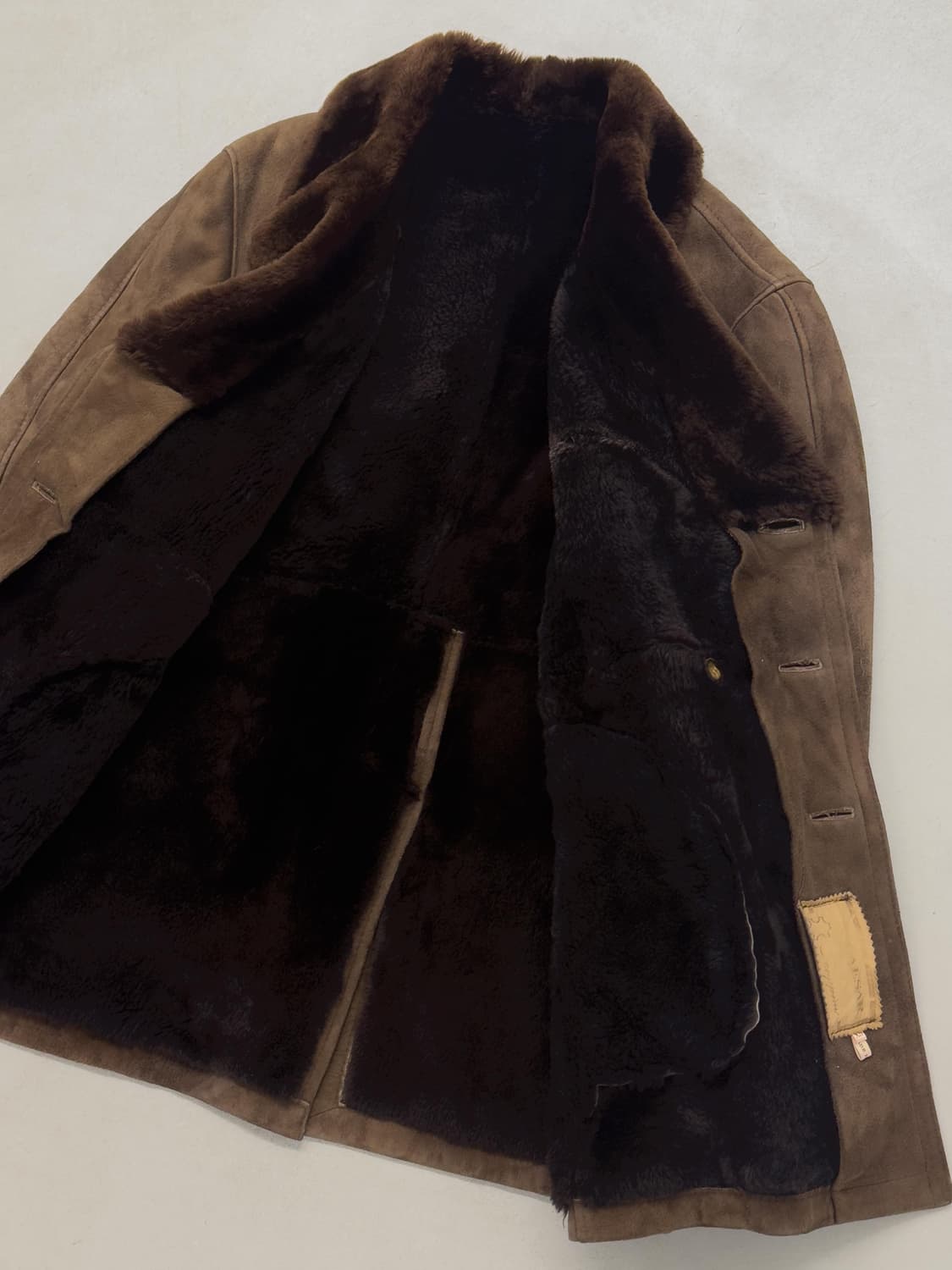 빈티지 스웨이드 무통 시어링 자켓 상품이미지6