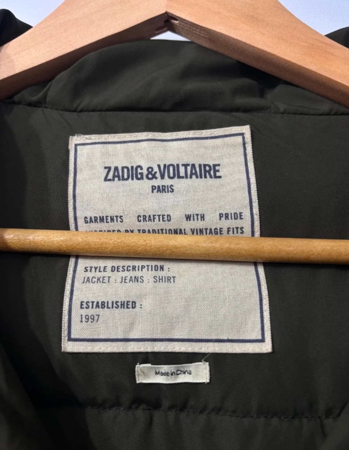 Zadig&Voltaire 쟈딕앤볼테르 패딩 코트 ~55반 상품이미지6