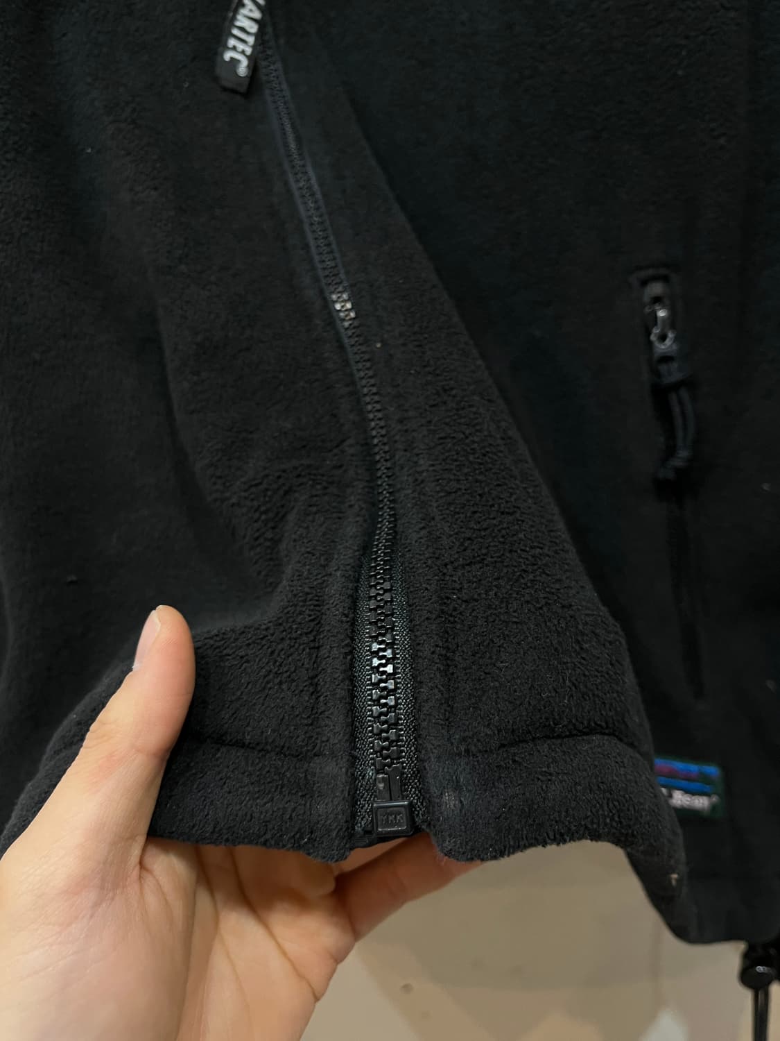 80~90s 엘엘빈 폴라텍 플리스 자켓 블랙  상품이미지8