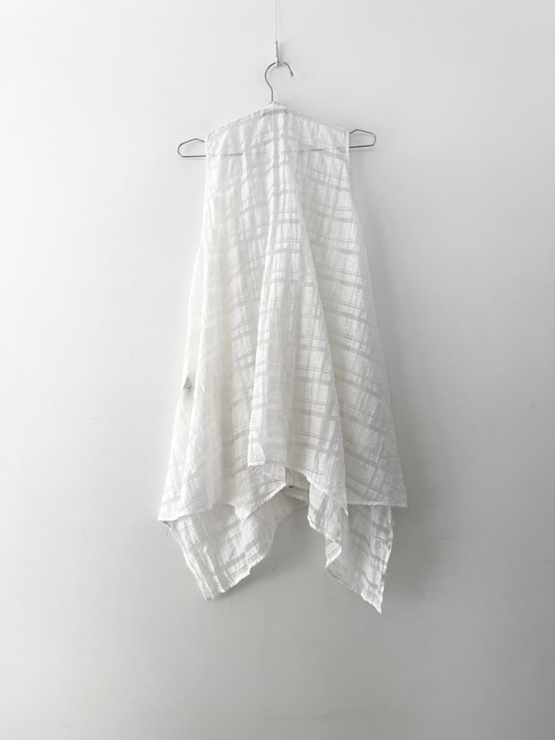 DEMOO PARKCHOONMOO zip detail sheer vest 상품이미지5