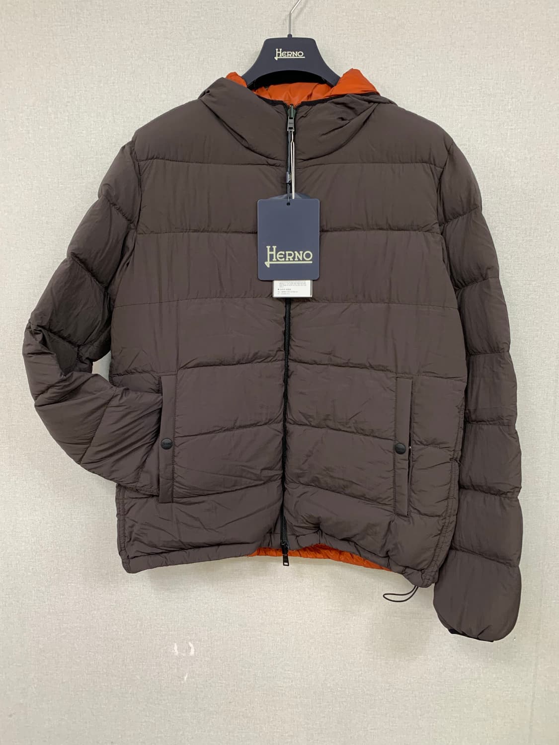(새상품) HERNO 에르노 리버시블 자켓 상품이미지1