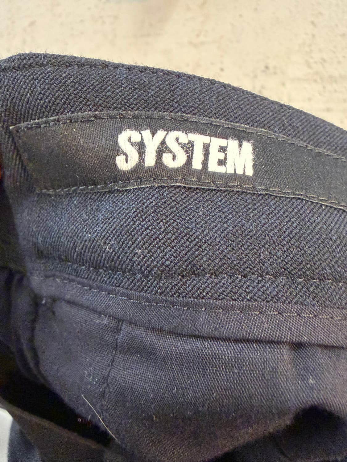 SYSTEM 네이비 팬츠 82 상품이미지3