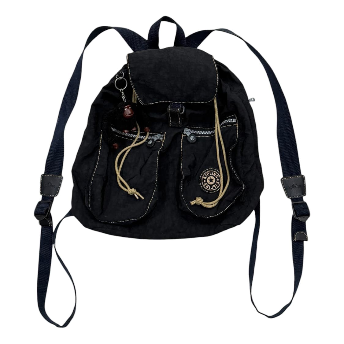 키플링 빈티지 모리걸 Y2K 포켓 복조리백팩 가방 블랙 상품이미지1