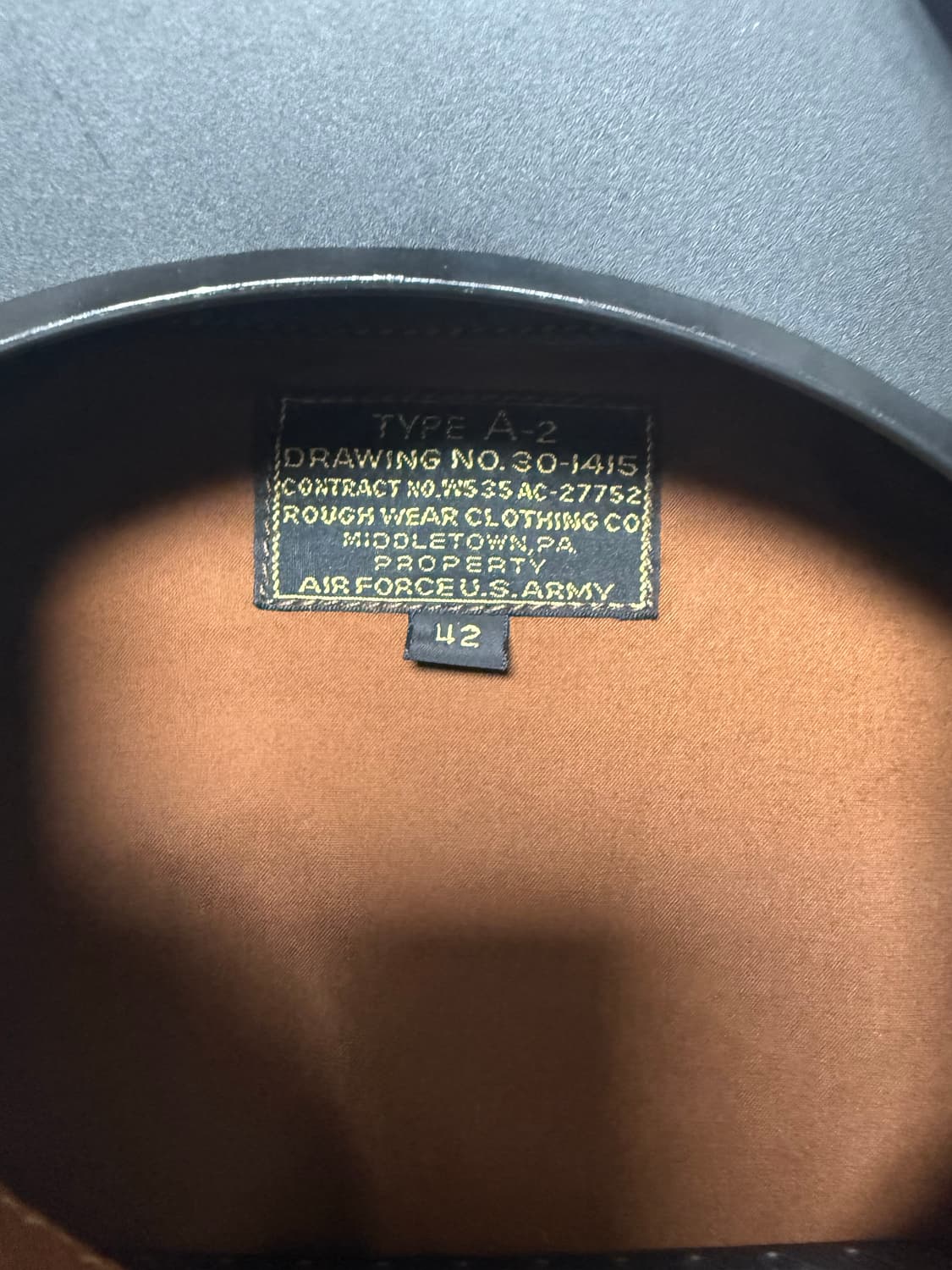 이스트맨레더 a2 자켓 42사이즈 상품이미지4