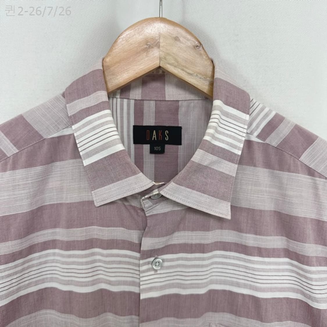 닥스 남자 반팔셔츠/남방 면 105 상품이미지2