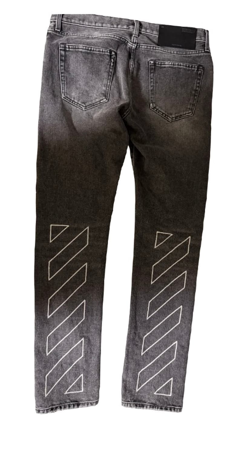 오프화이트 페인팅 데님 상품이미지2