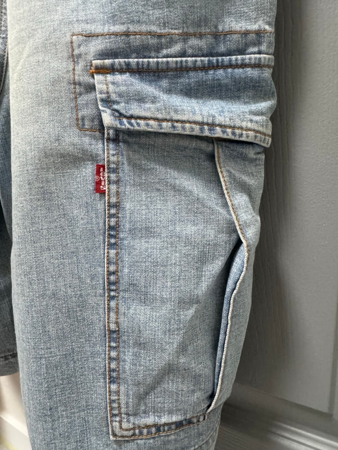 Levis 리바이스 레드탭 연청 워싱카고쇼츠 517 569 501 505 상품이미지3