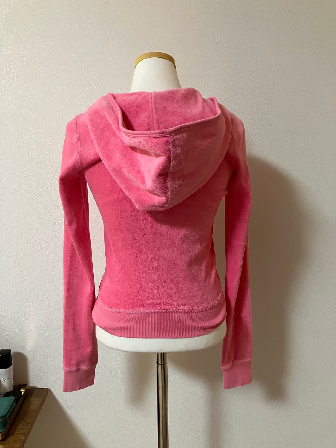 쥬시 꾸뛰르 핑크 테리 후드집업 xs 딱붙핏 상품이미지4