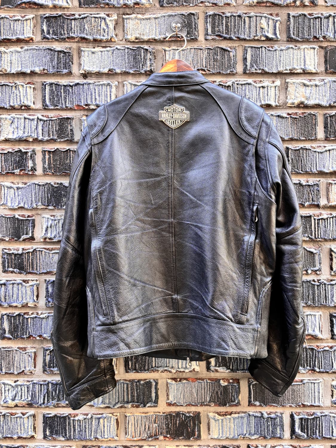 00s 할리데이비슨 소가죽 라이더 자켓 상품이미지2