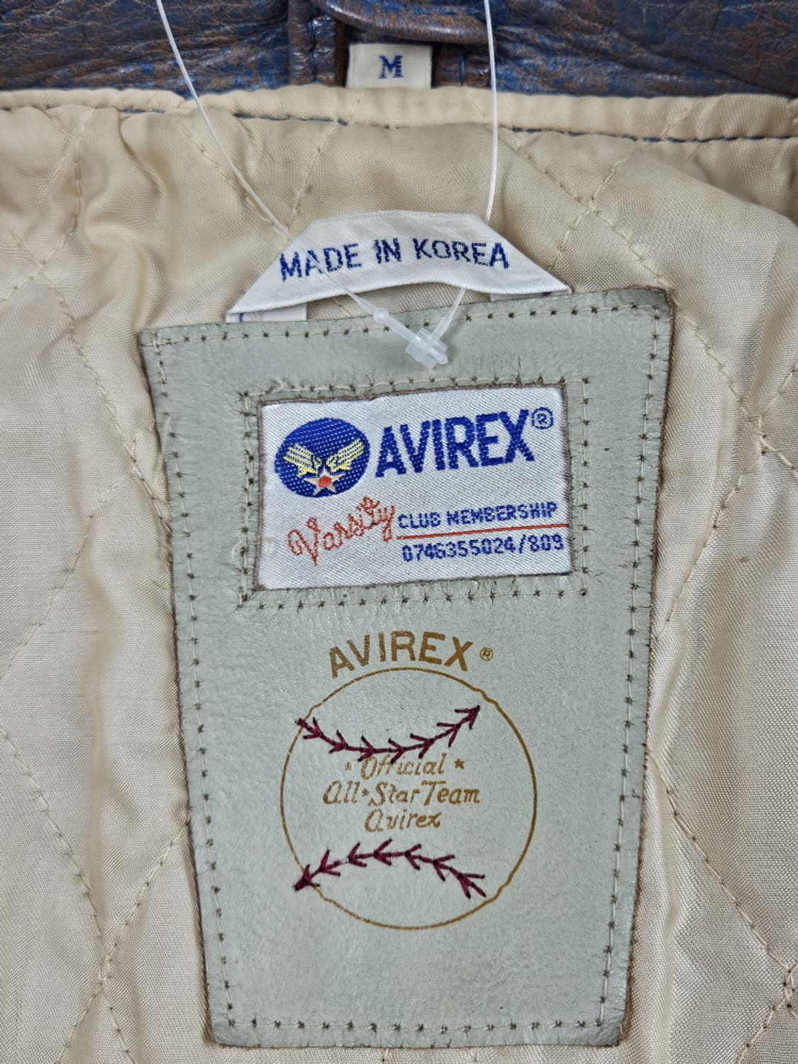 아비렉스 모호크스 내셔널 플레이오프 가죽자켓 ( M ) / 10000 상품이미지7