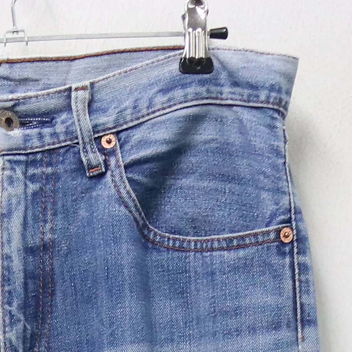 90'S 리바이스 502 Y2K 데미지 데님팬츠 61381 상품이미지6