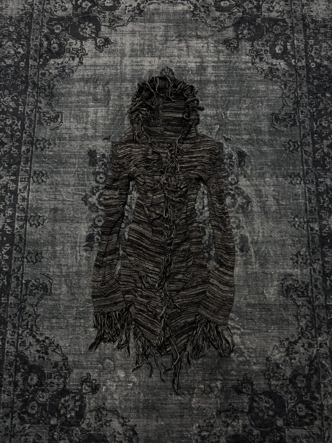 Bernings sho 00s archive fringe cardigan 상품이미지1