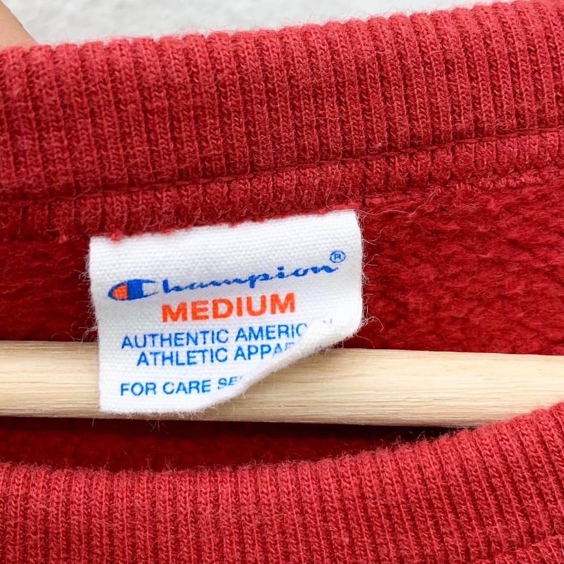 챔피온 레드 피츠버그 하이스쿨 맨투맨 상품이미지4