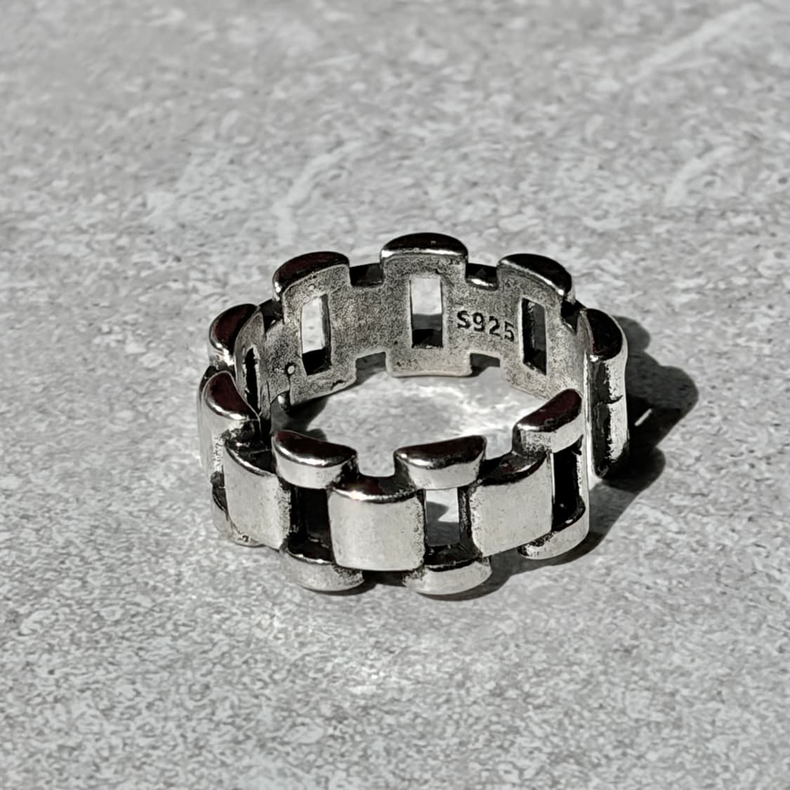 Oribell 워치 체인 925실버 오픈링 슬림 반지 상품이미지3