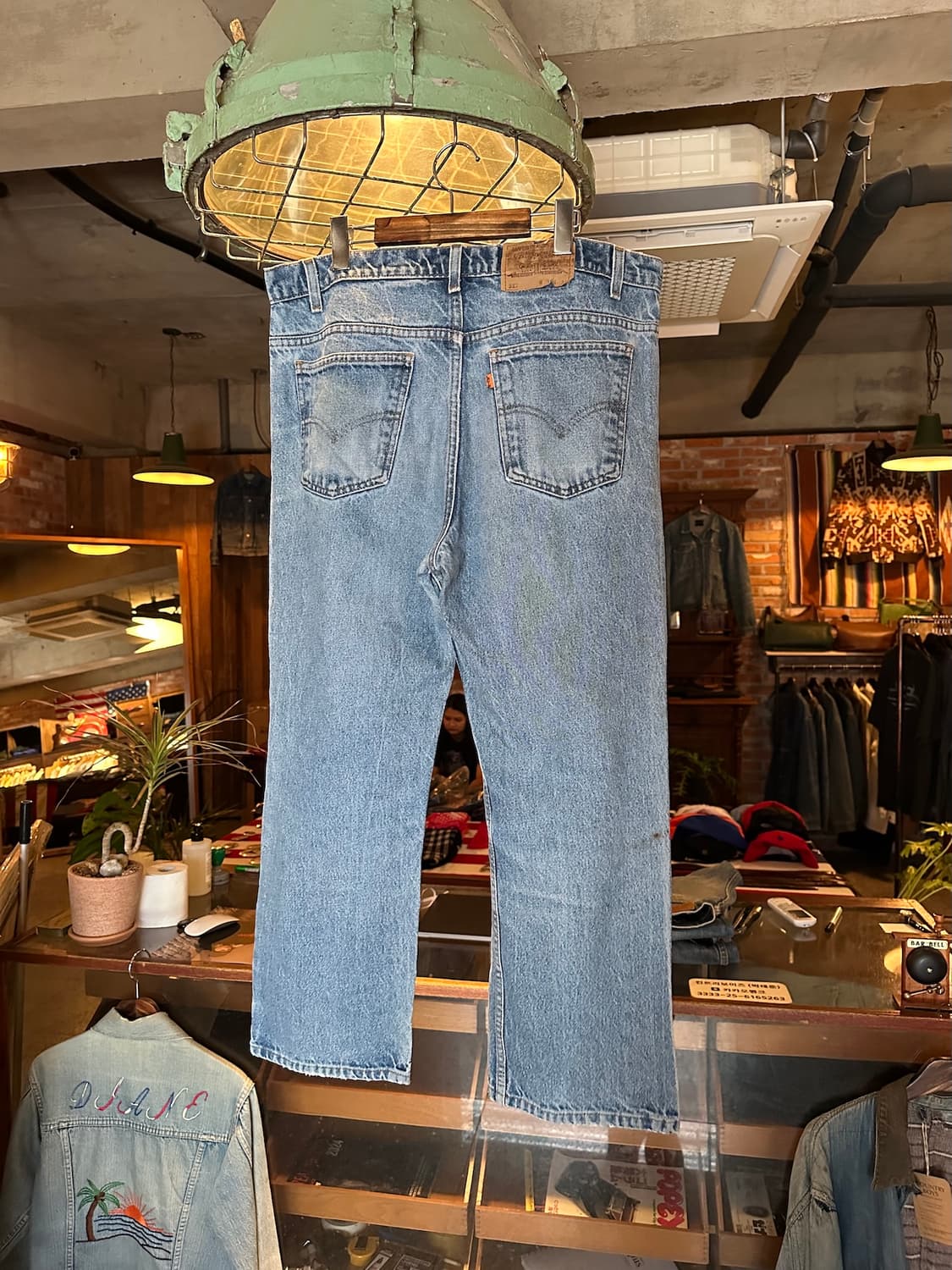90s USA Levis 517 Boot Cut Denim Pants 상품이미지4