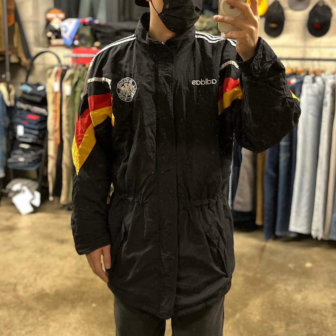 90s 아디다스 독일 국대 벤치 코트 (105) 상품이미지8