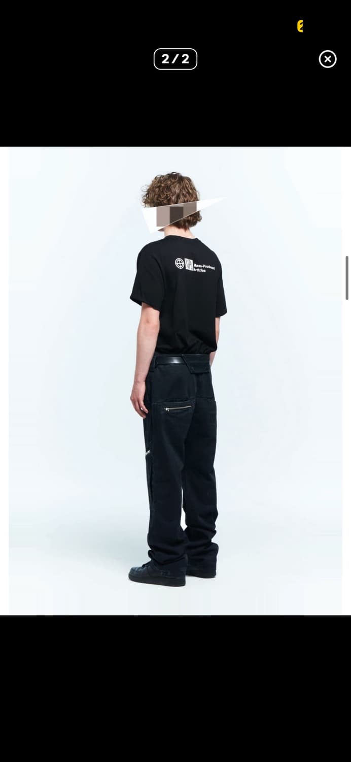 Plastic product revealed pocket pants s 상품이미지2