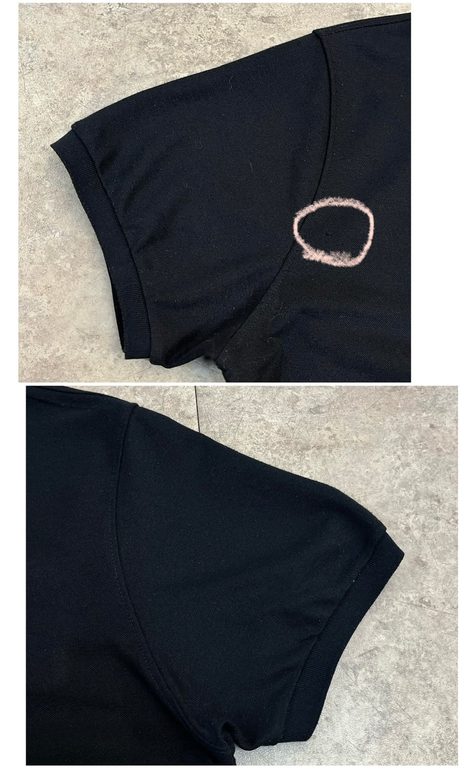 메종 키츠네 반팔 카라티 블랙 #csz3788 상품이미지6