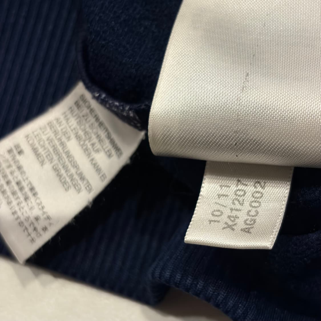 [XL] 11s 아디다스 파이어버드 네이비 삼선 트랙탑 져지 D648 상품이미지7