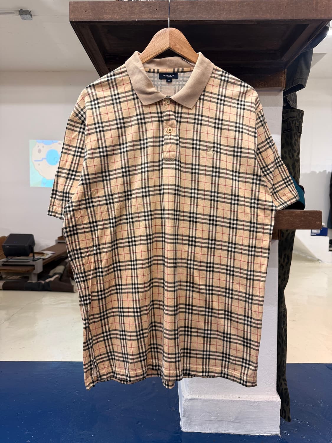 Burberry 버버리 노바체크 반팔 카라티 상품이미지3