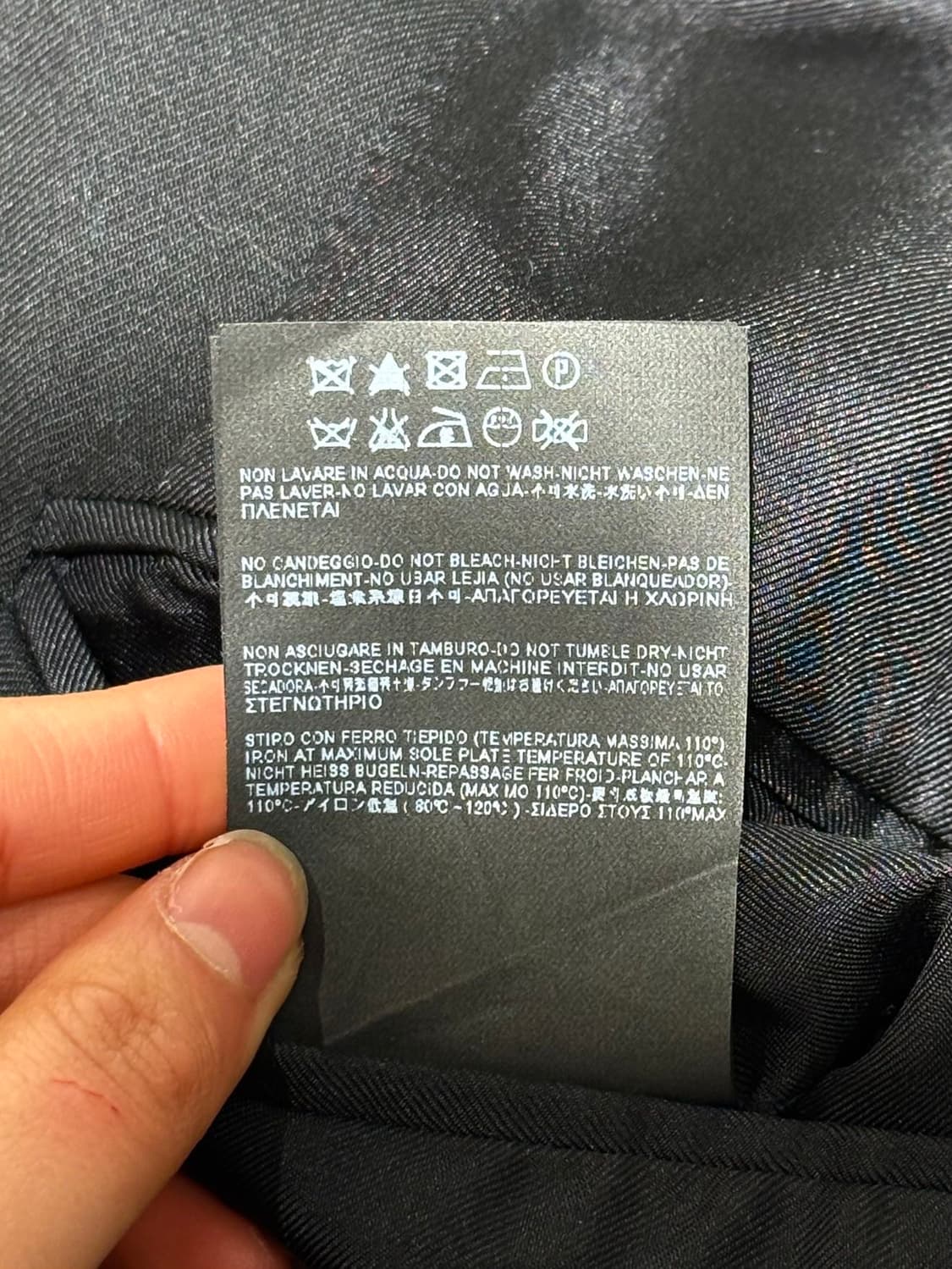 생로랑 블랙 라나 버진 울 싱글 블레이저 자켓 상품이미지10