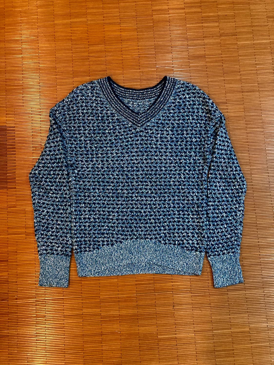 JPN vtg 브이넥 니트 상품이미지1