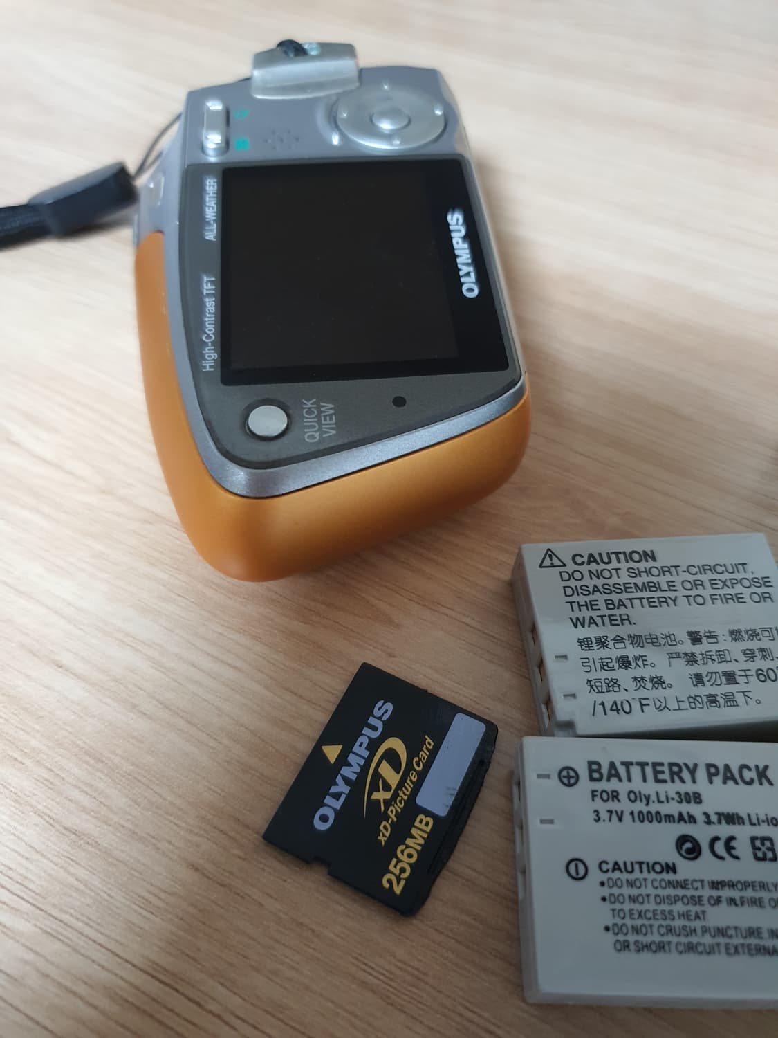 (작동o) 올림푸스 뮤 미니 디지털카메라 디카 상품이미지3