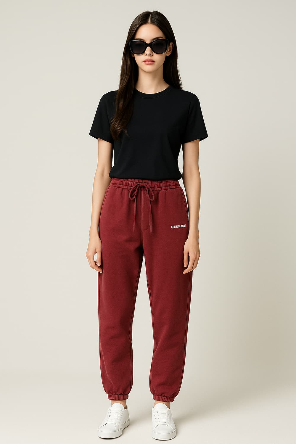 스튜디오톰보이 버건디 조거 트레이닝 팬츠 상품이미지1