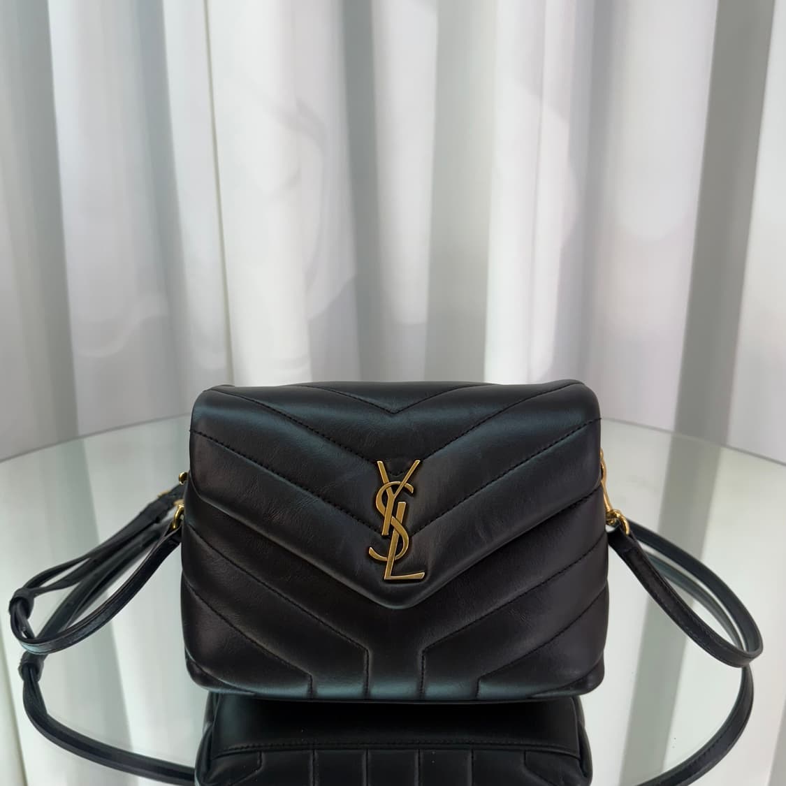 [정품] 입생로랑 루루 금장 토이백 크로스백 상품이미지3