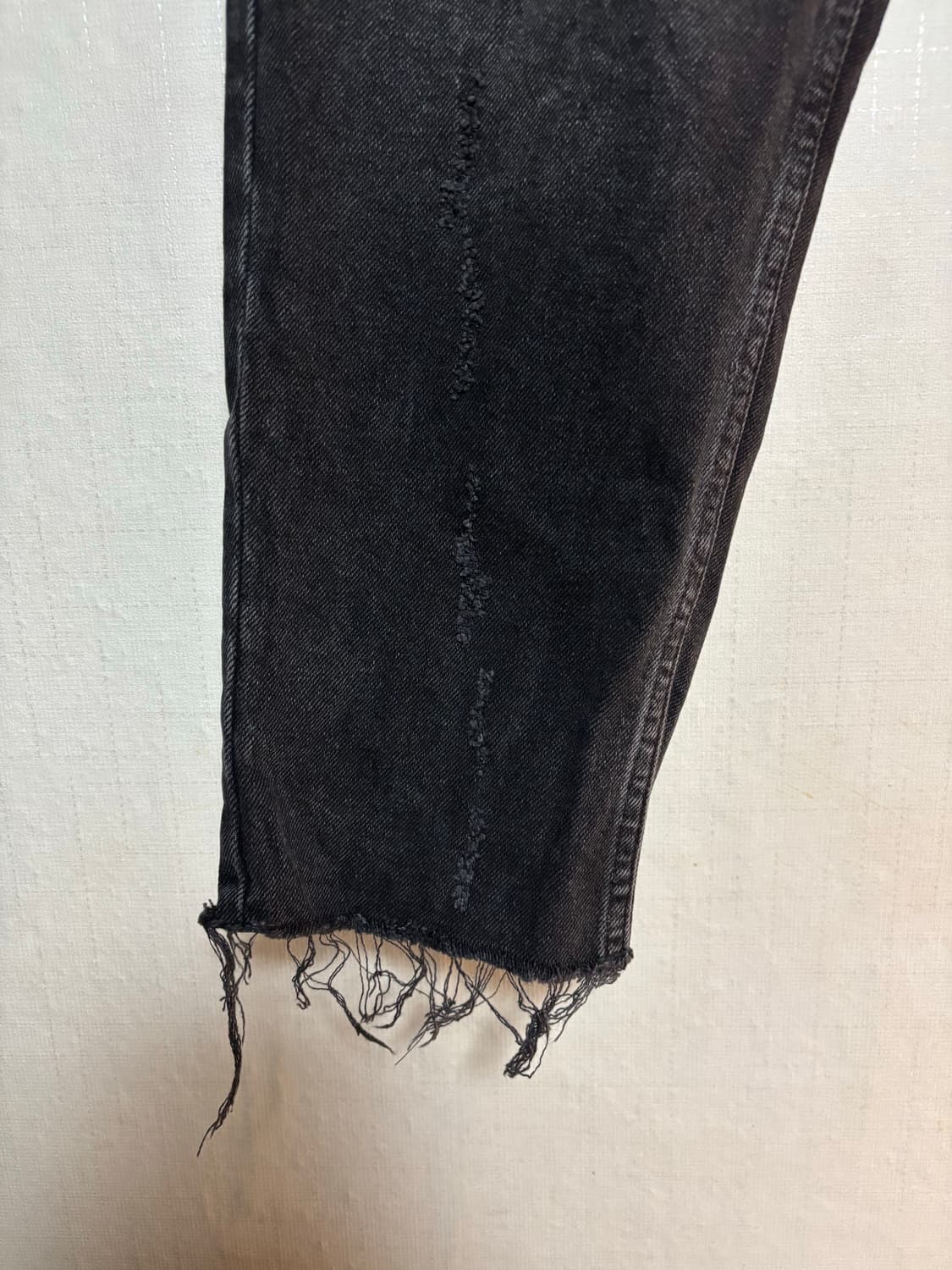 자라 블랙 데님팬츠 청바지 상품이미지2