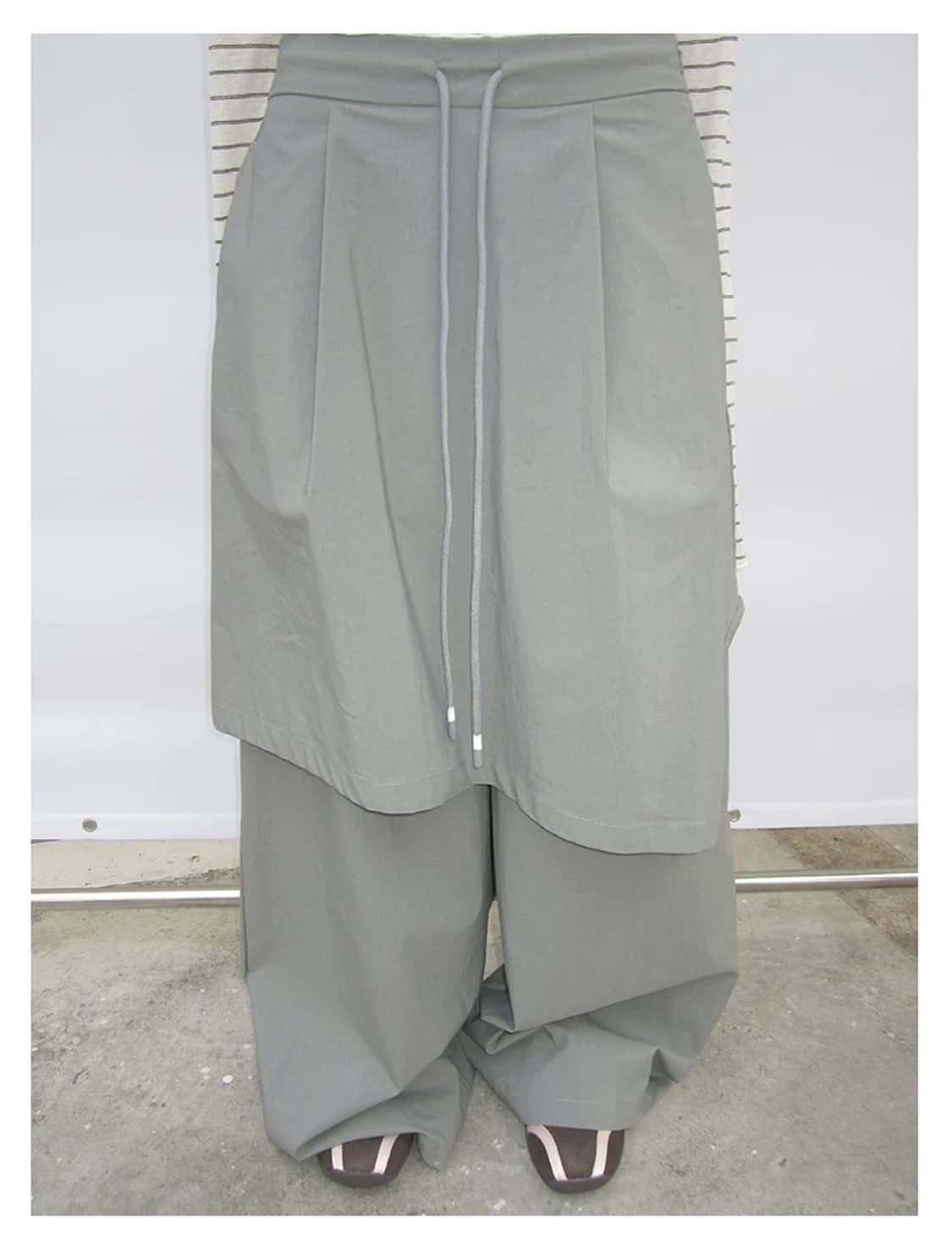 와이드 스커트 레이어드 팬츠  상품이미지4