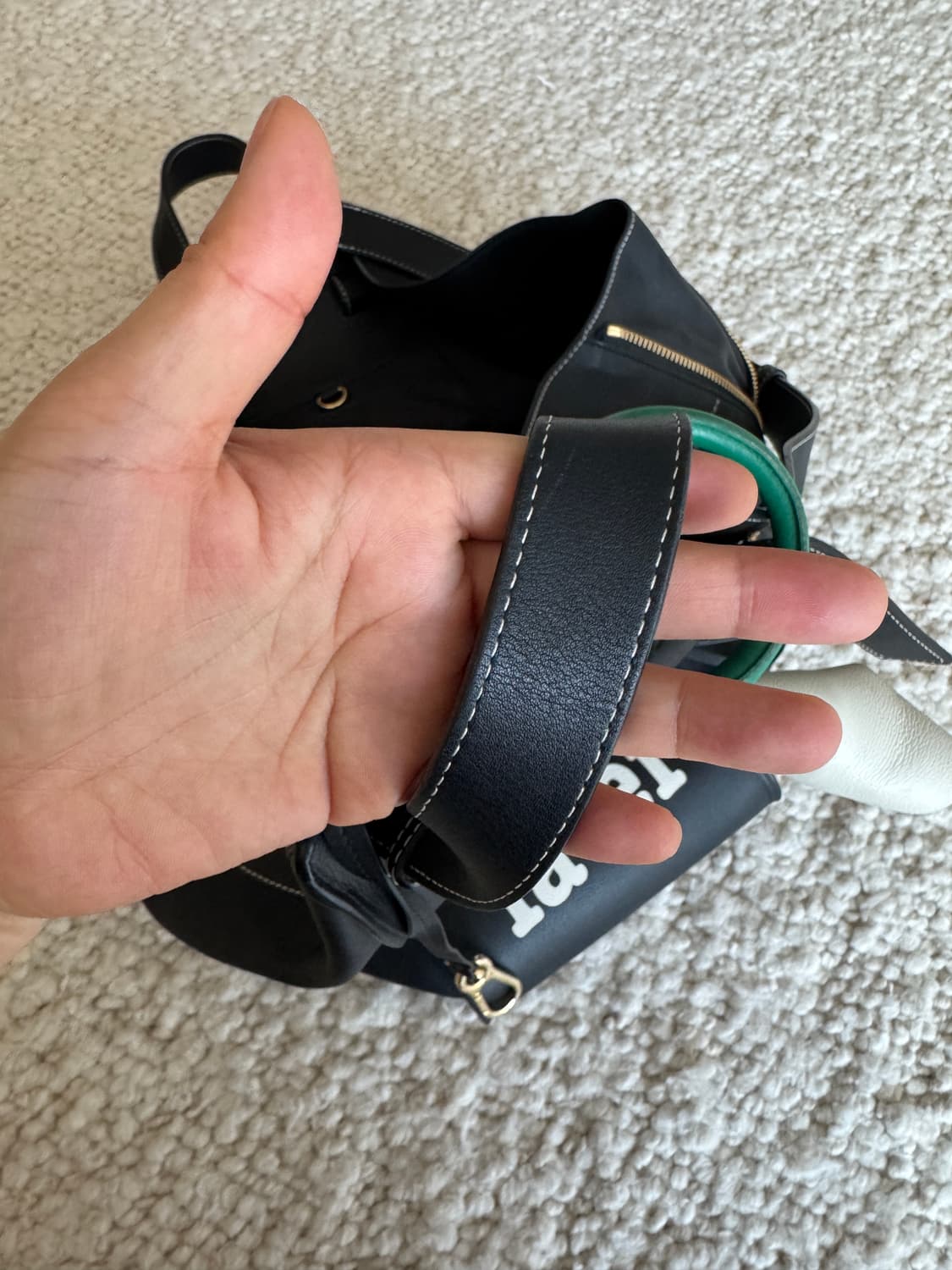 로에베 폰드 쇼퍼백 블랙 상품이미지2