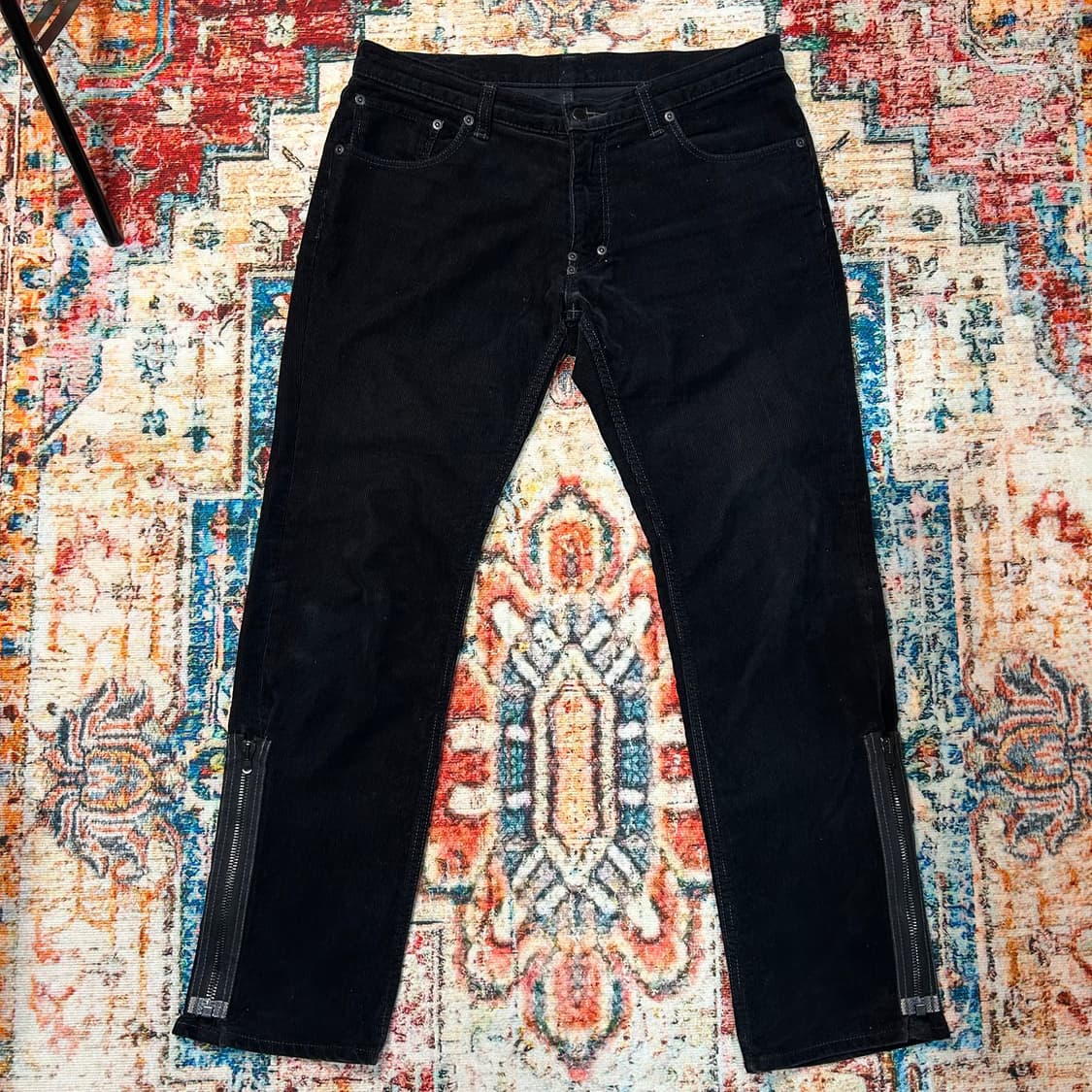 [33] 넘버나인 06AW 느와르(Noir) 코듀로이 지퍼 팬츠 상품이미지1