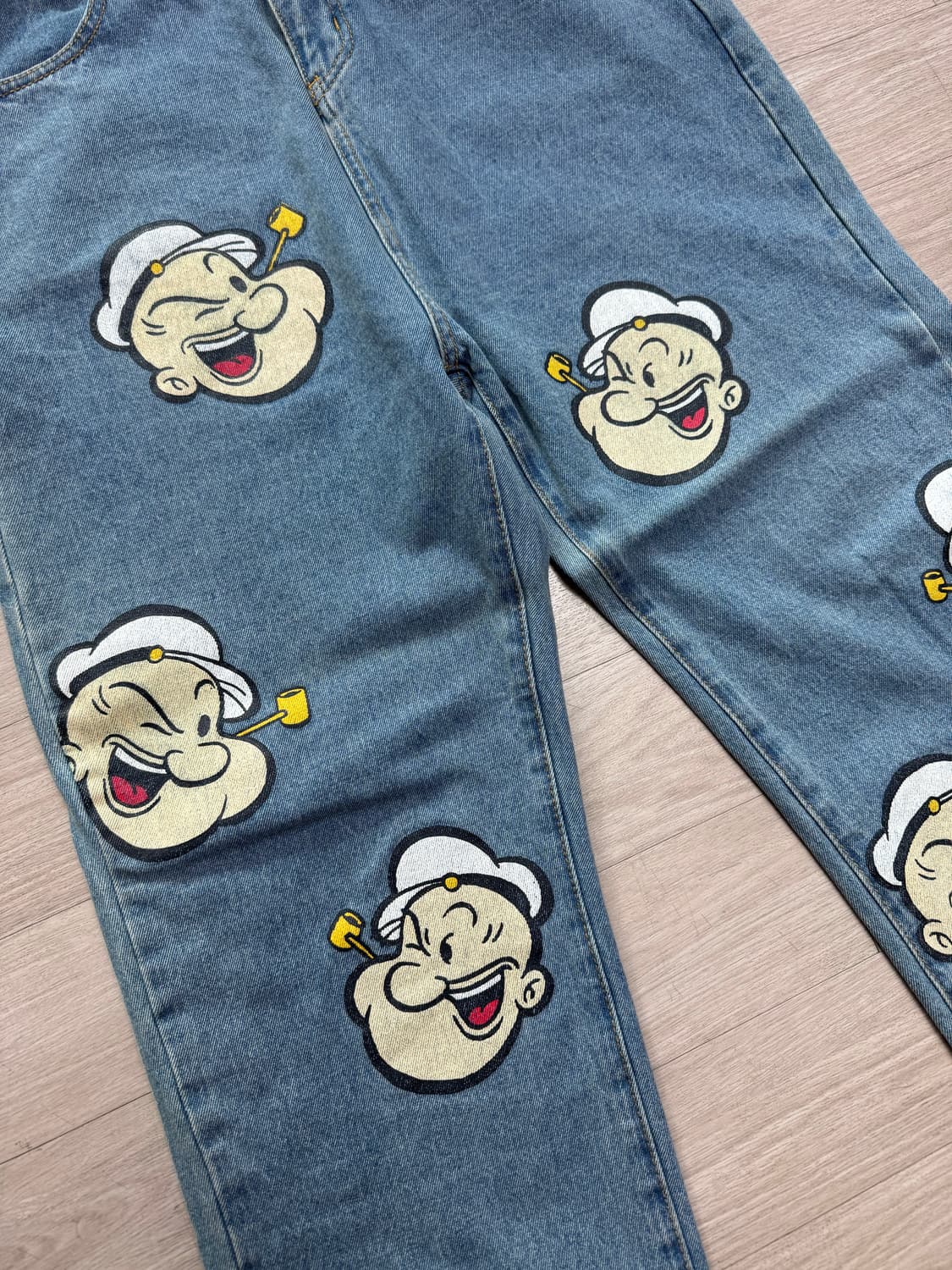 타카샤(tyakasha) 뽀빠이 연청 데님 32 상품이미지3