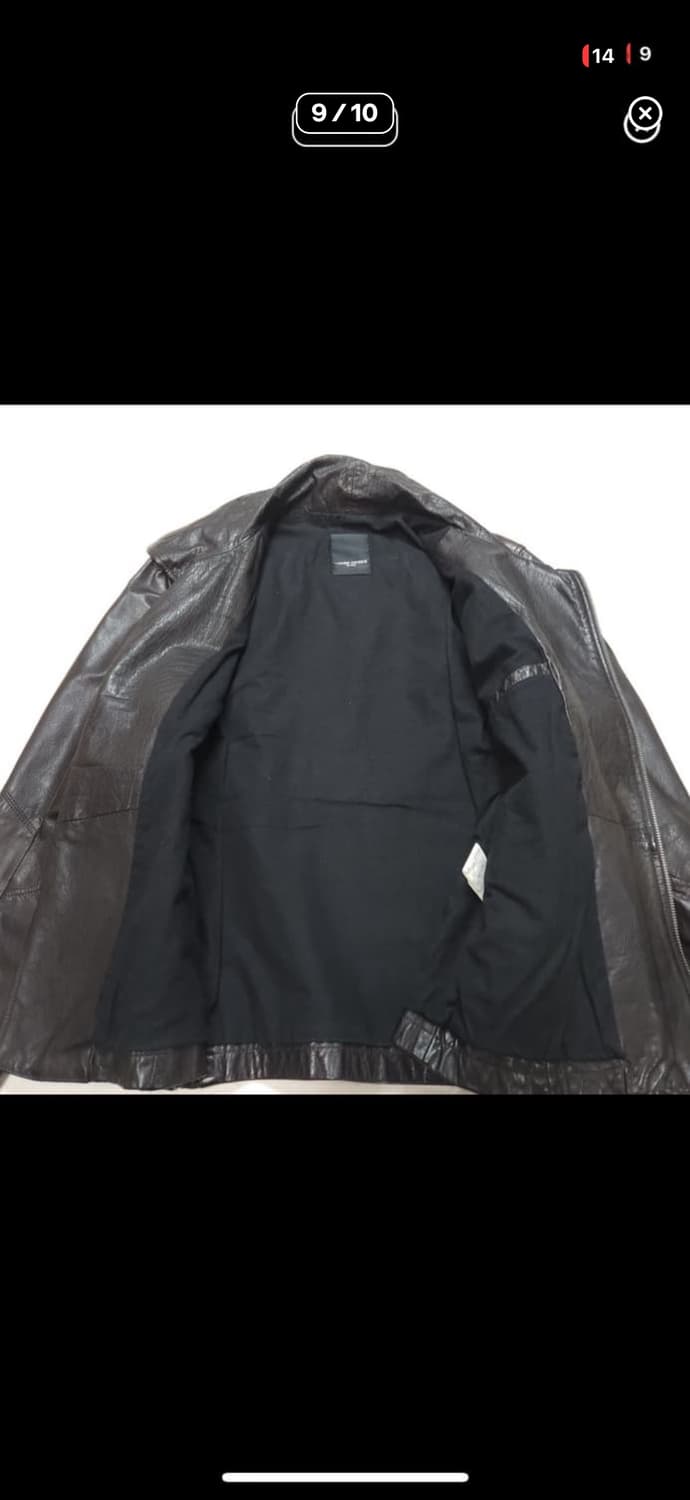 코데즈컴바인 하이넥 레더자켓 상품이미지6