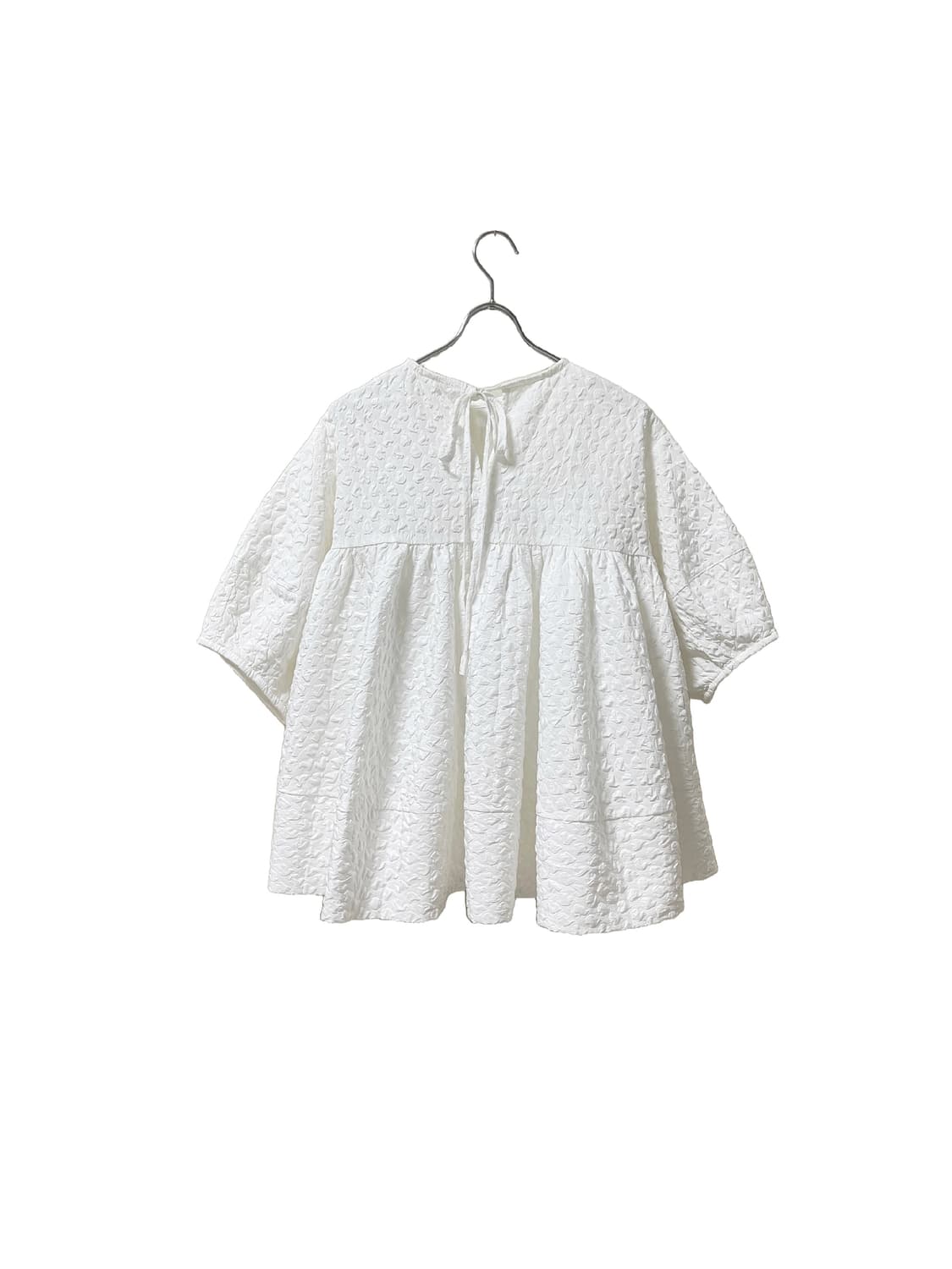 JPN Embossed Volume Blouse 상품이미지5