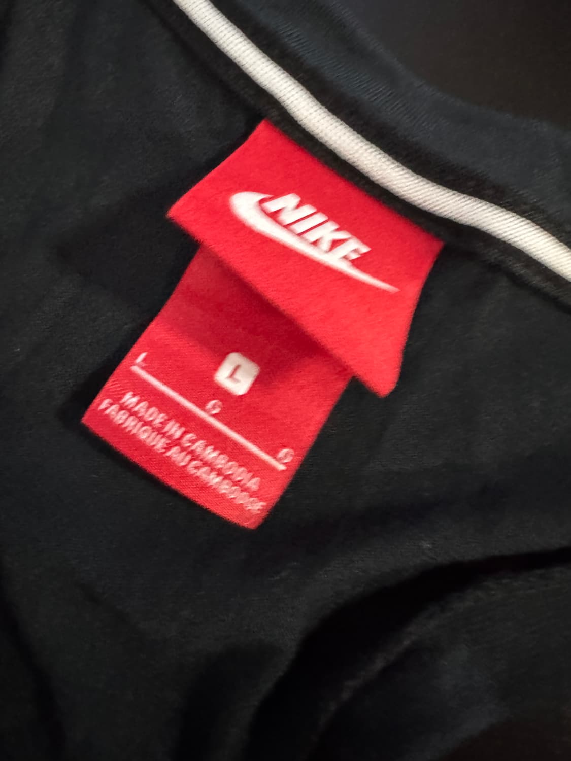 나이키 빅 로고 트레이닝 민소매 티셔츠 M 블랙 상품이미지4
