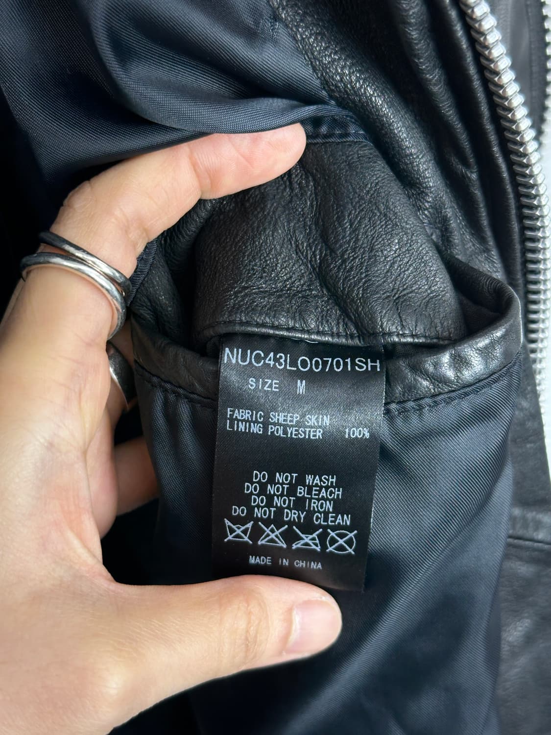 Nano Universe Asymmetric Double-Zip Lamb 상품이미지8