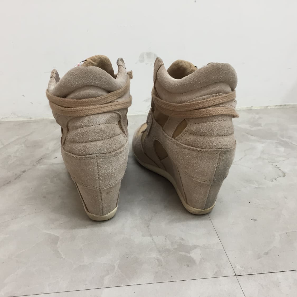 Ash 아쉬 스웨이드 하이탑 웨지 스니커즈 상품이미지4