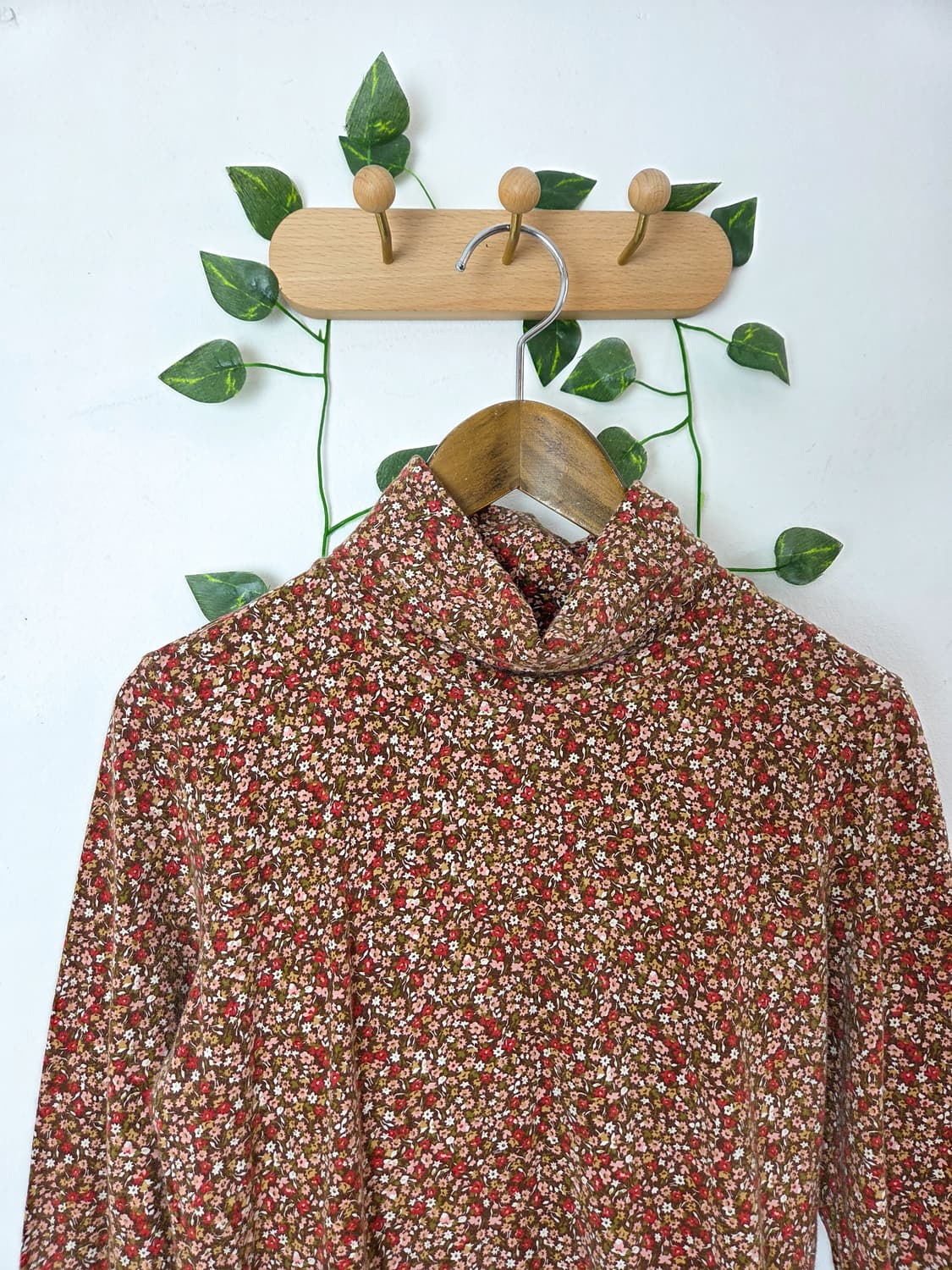 잔꽃 목폴라 슬리브 상품이미지2