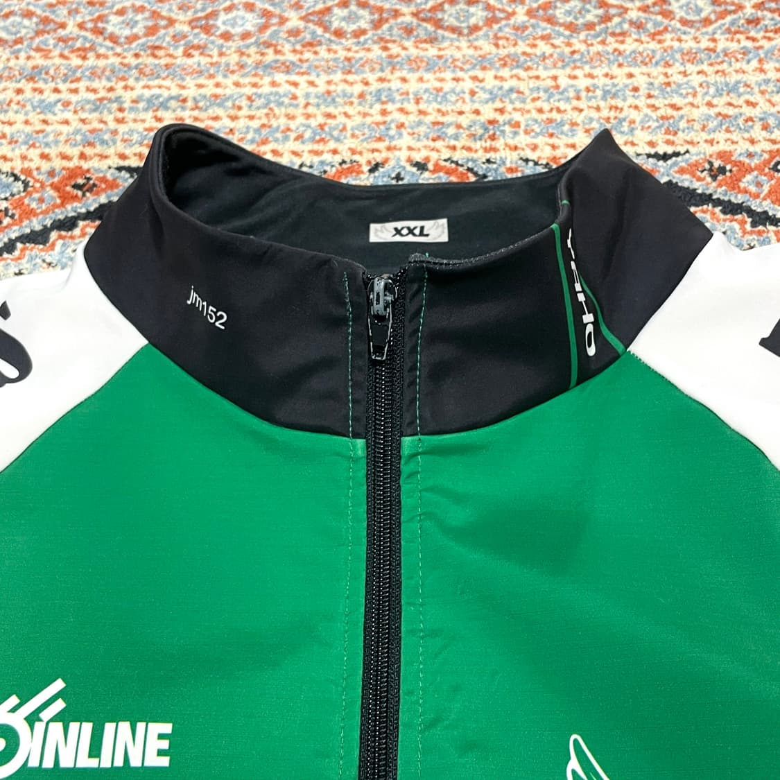 빈티지 그린 레이싱 져지 자켓 남성XXL 상품이미지5