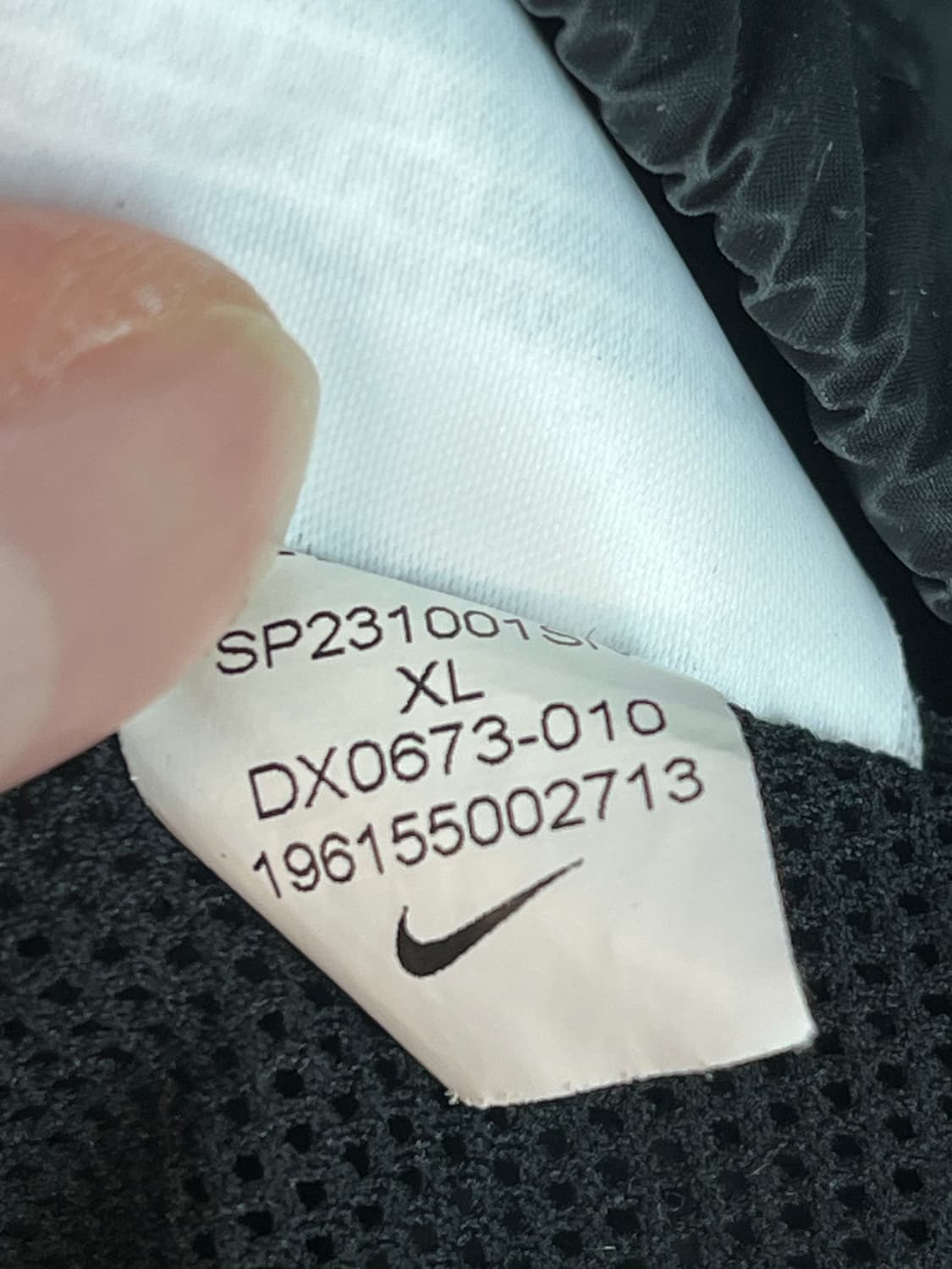 [XL] 나이키 백빅로고 푸추라 우븐 바람막이 블랙 상품이미지7