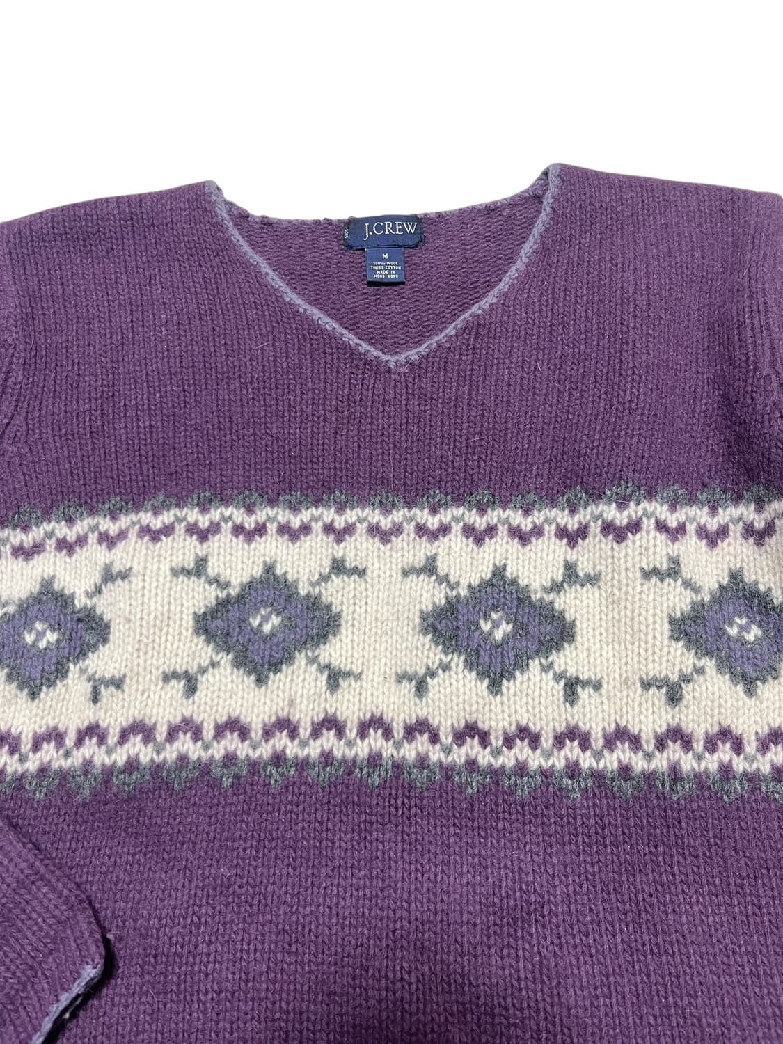 J.CREW 여성 패턴 니트 M 상품이미지3