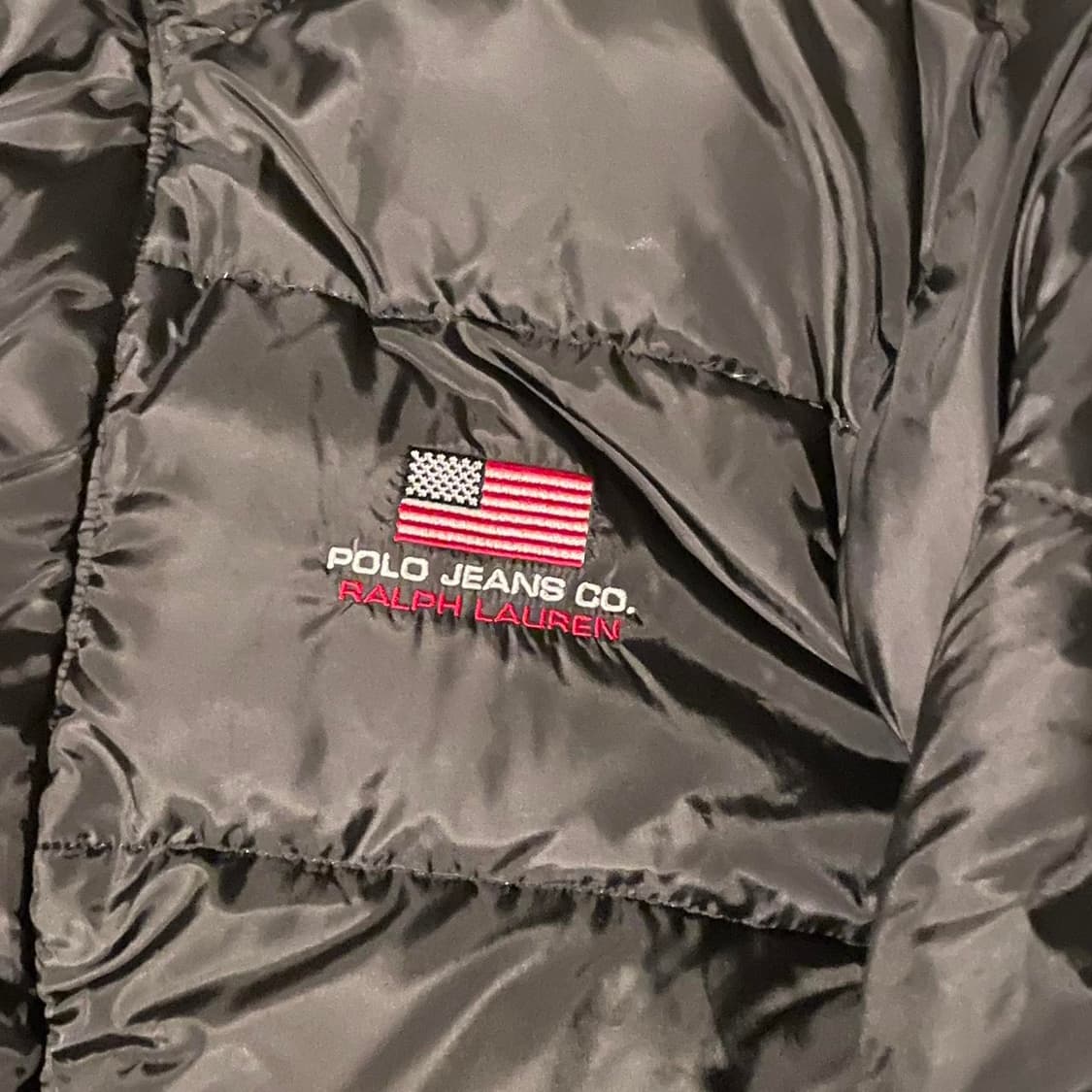 00s 폴로 진스 컴퍼니 트렉텍 다운 패딩 자켓 블랙 상품이미지2