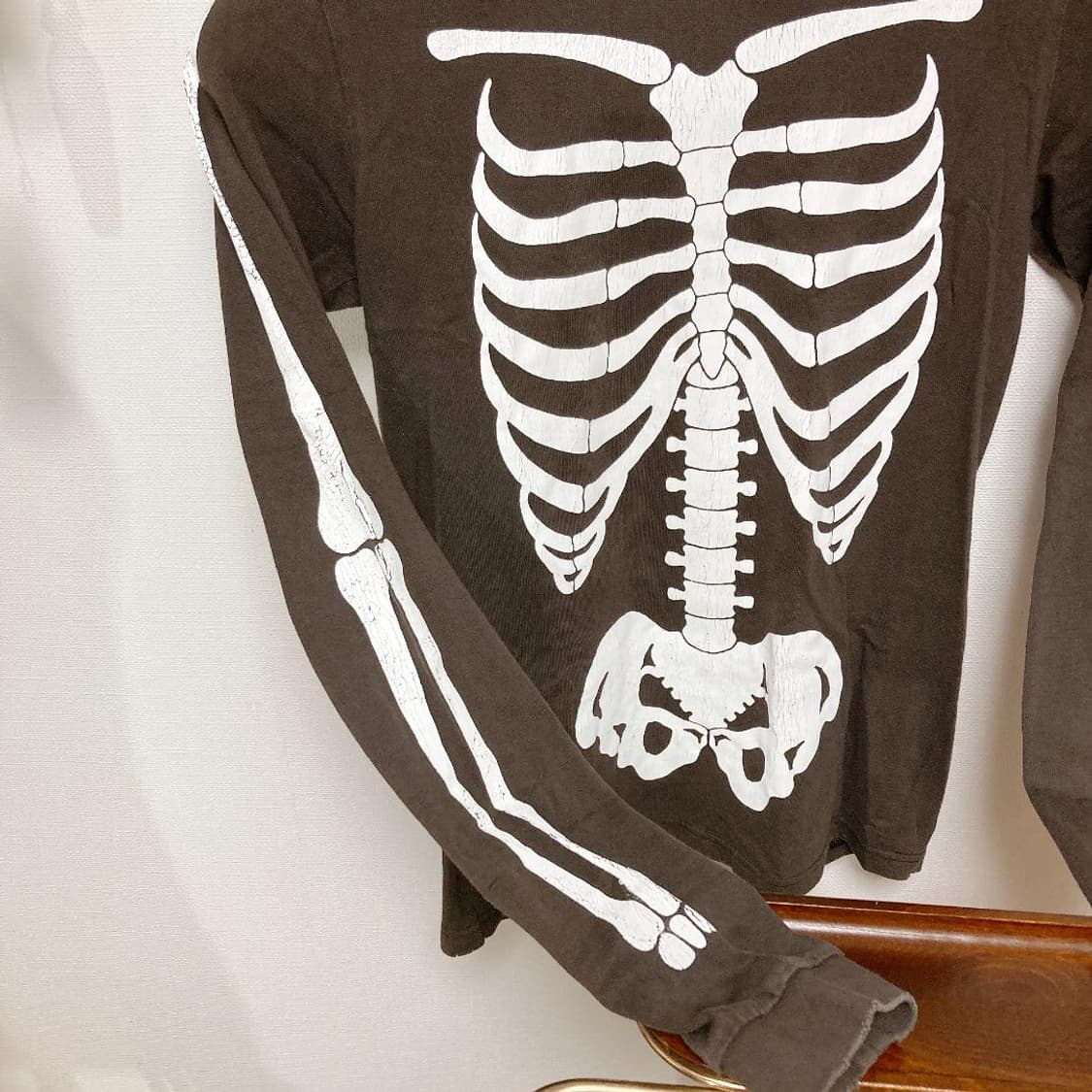 00s 넘버나인 스켈레톤 롱슬리브 티셔츠 상품이미지6