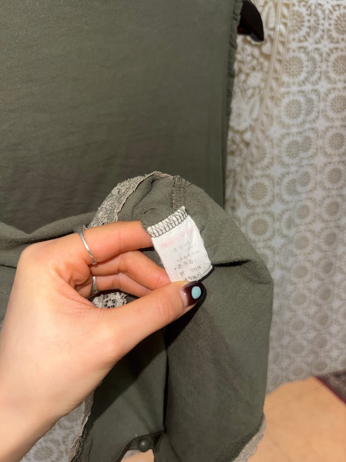 빈티지 여성 레이스 디테일 민소매 베스트  상품이미지6