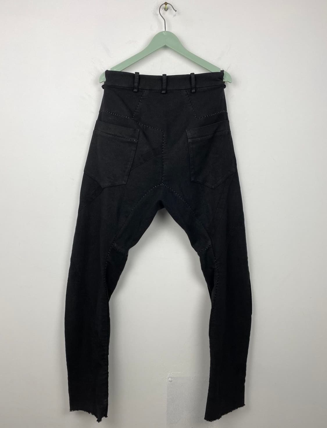 Masnada 수소봉제 왁스 팬츠 상품이미지1