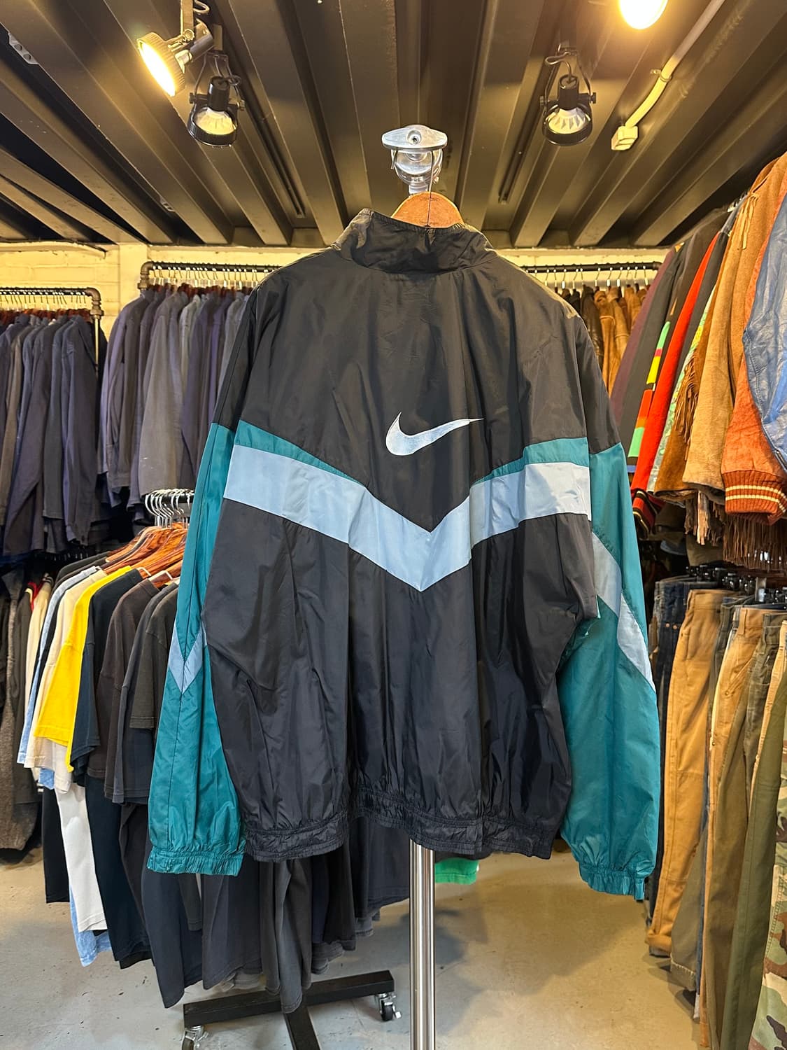 Old 나이키 올드스쿨 스우시 윈드브레이커 트랙 자켓 상품이미지2