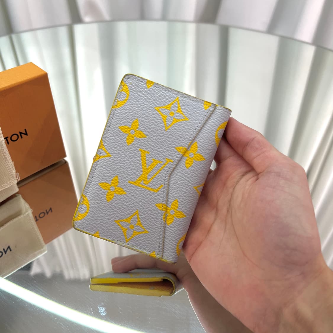[정품] 루이비통 모노그램 오거나이저 그레이 옐로우  상품이미지2